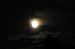 Mond &uuml;ber Potsdam