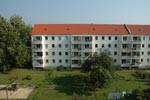 Haus mit Balkon