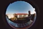 Fisheye 8 mm,  Crop 1,0
