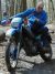 Erste Versuche mit der Yamaha XT600.