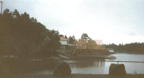Holzhaus.