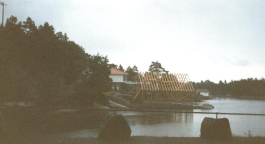 Holzhaus.