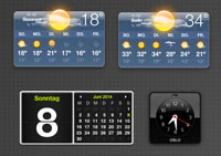 Temperatur in Stavanger und Berlin, 8. Juni 2014, so, 19:29