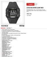 Timex Expedition Chrono Alarm Timer (T49951)