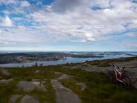 Blick vom Lifjell nach Stavanger